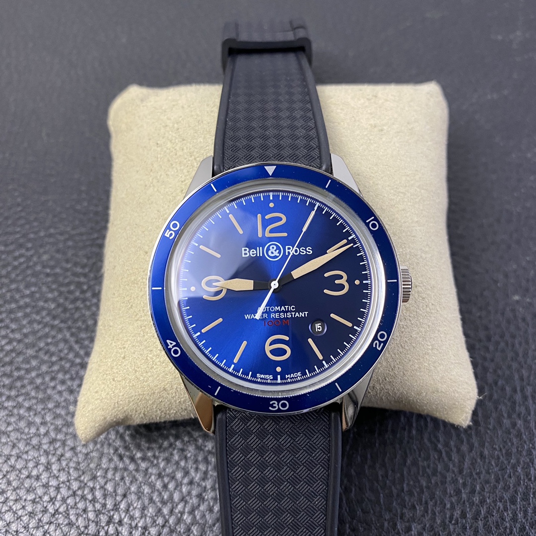 Bell & Ross INSTRUMENTS series BR123-BL-SISCA2 - QualitySwissReplica