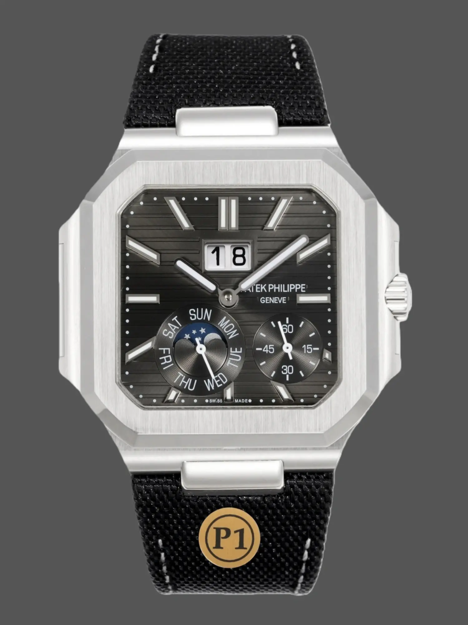Clone Patek Philippe Cubitus 5822P Grey Dial Watch - QualitySwissReplica