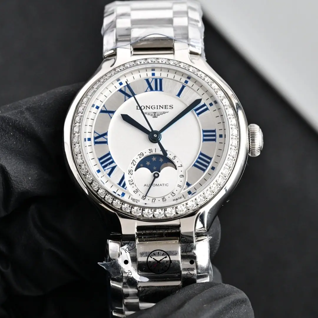Longines PrimaLuna L8.126.0.71.6 Replica 34MM Watch Stainless Steel Ivory - QualitySwissReplica