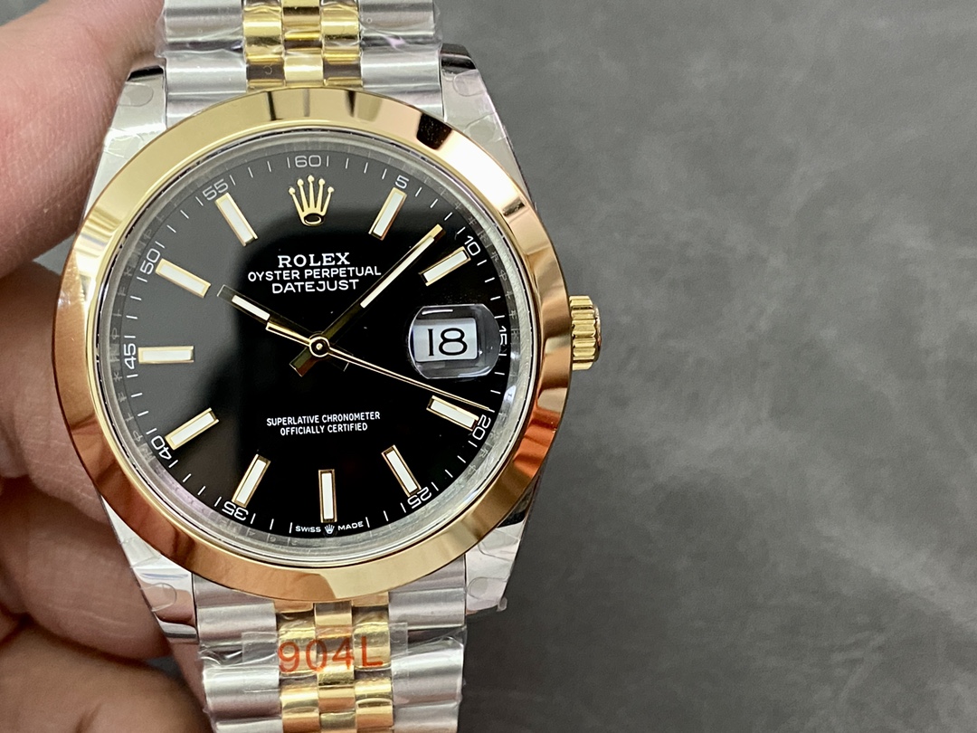 Rolex Datejust 41 Black Dial Jubilee Bracelet M126303 0014 Men's Watch - QualitySwissReplica