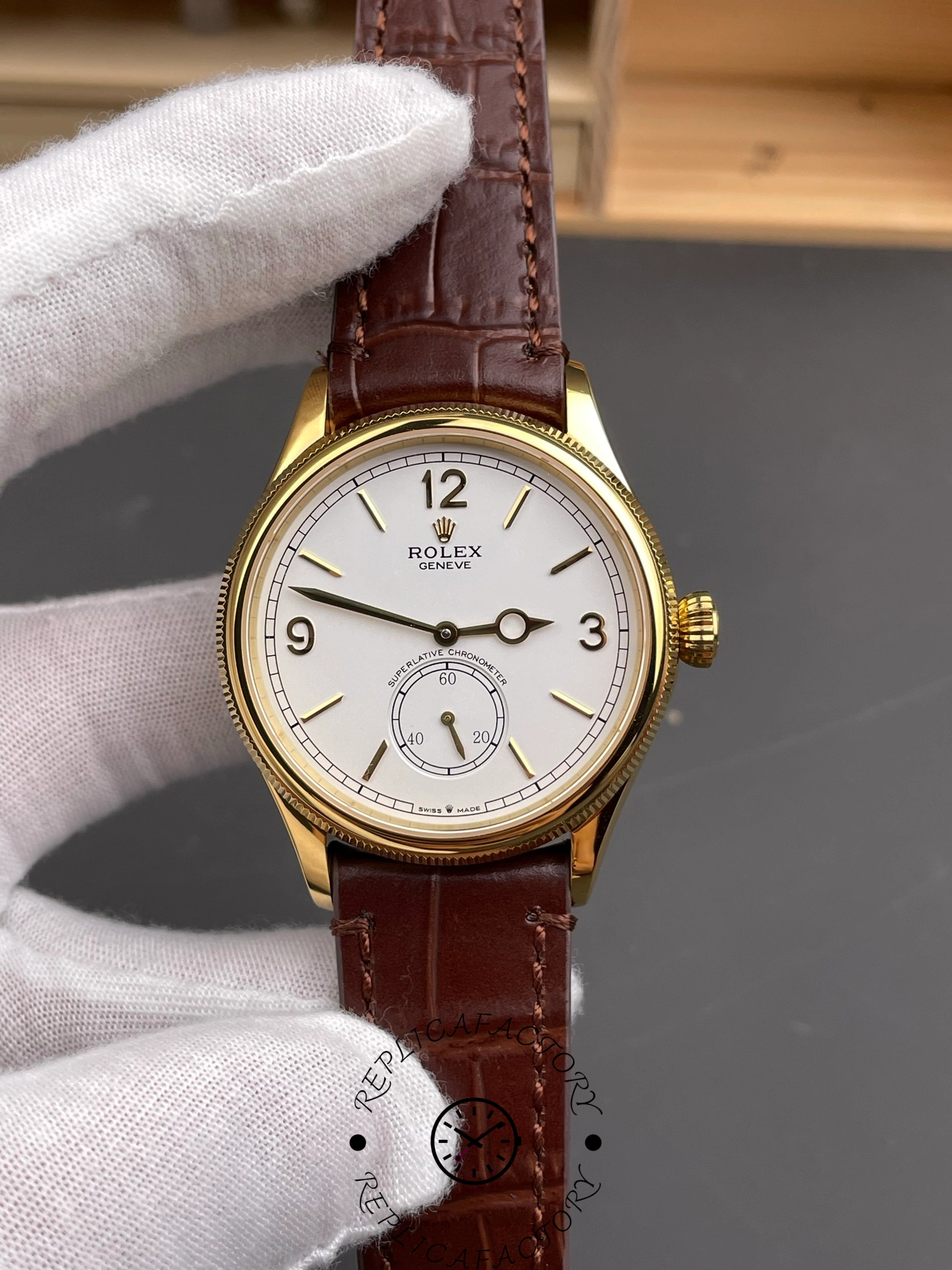 Rolex 1908 Yellow Gold 52508 0006 39 mm Replica Watch - QualitySwissReplica