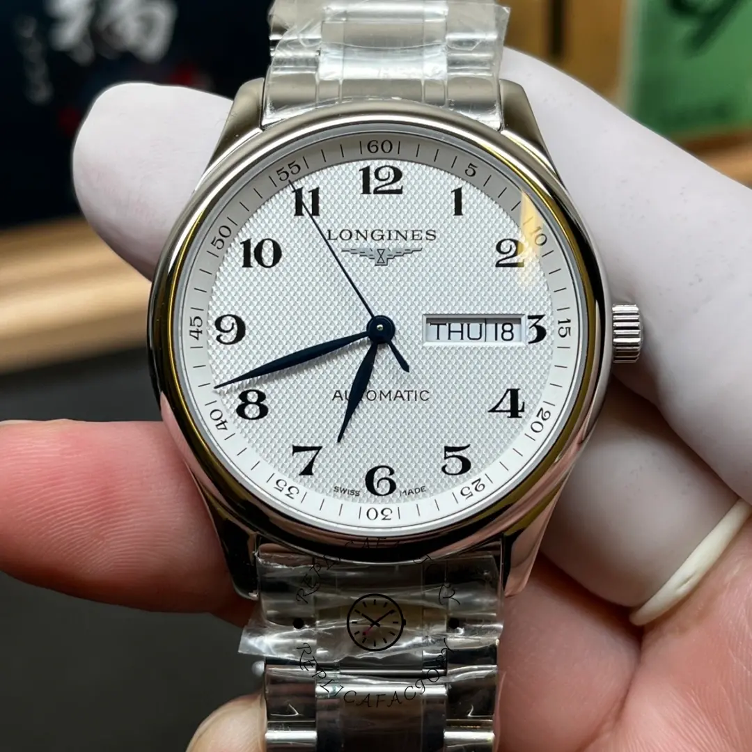 Longines Master 1:1 Clone L2.755.4.78.6 38.5mm Silver Dial Stainless Steel Watch - QualitySwissReplica