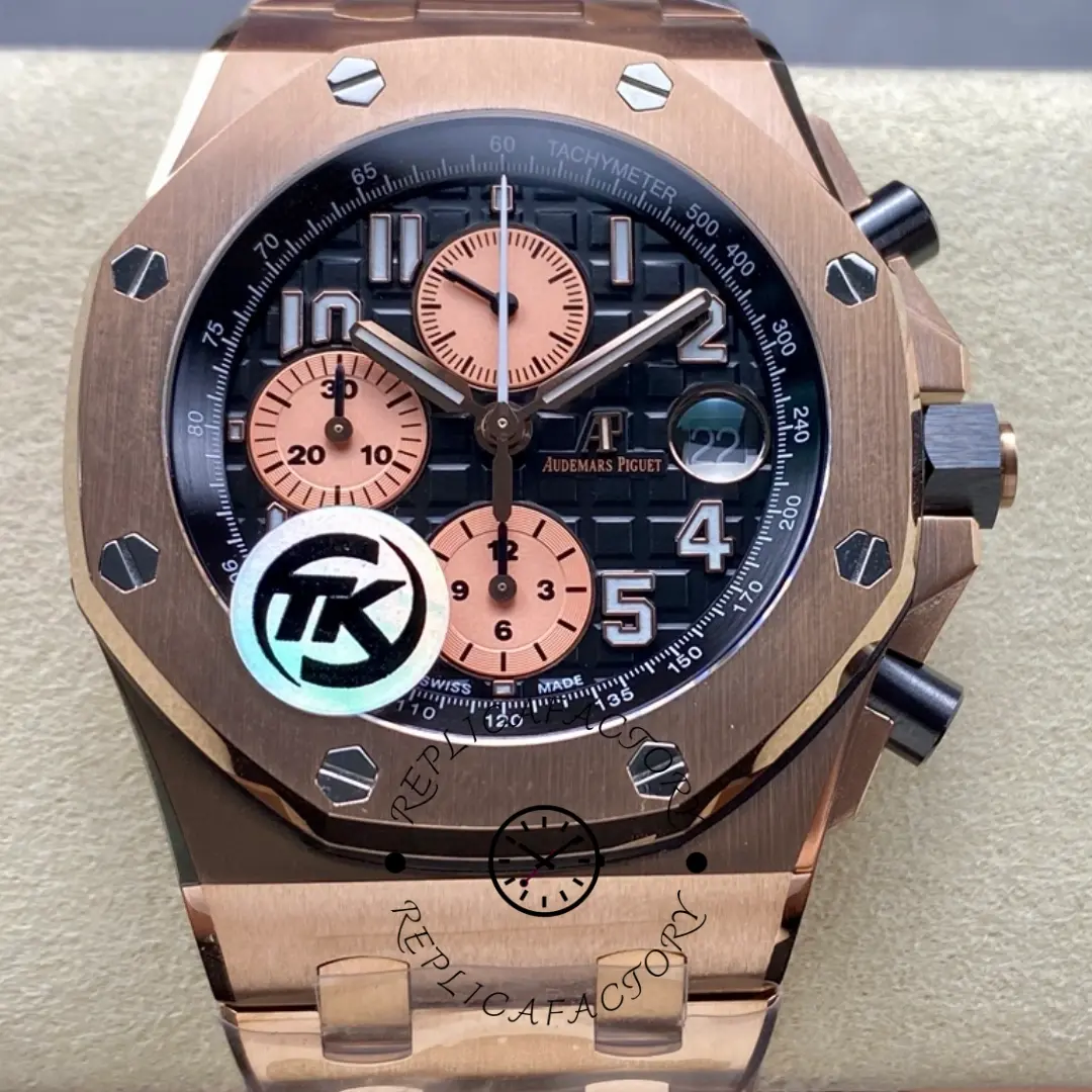 Replica AP Brick Royal Oak Offshore 42mm 26470OR.OO.1000OR.03 Black Dial - QualitySwissReplica