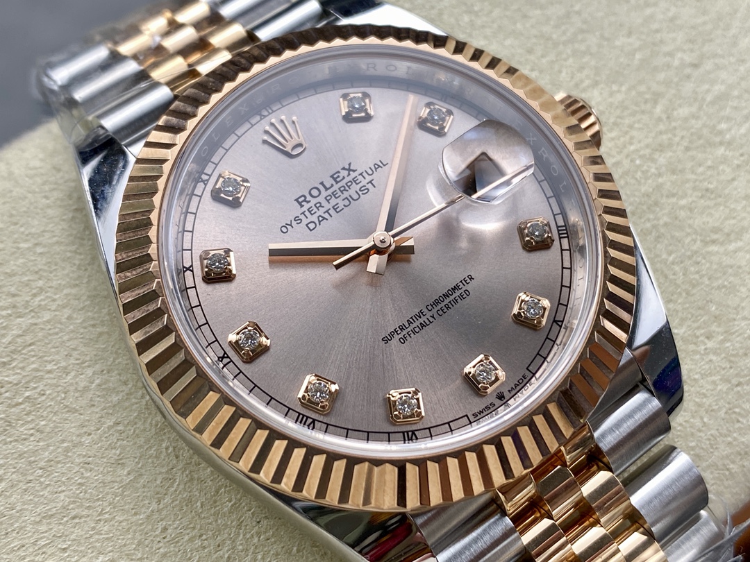 Rolex Datejust m126331 0008 Sundust Diamond Jubilee 41mm - QualitySwissReplica
