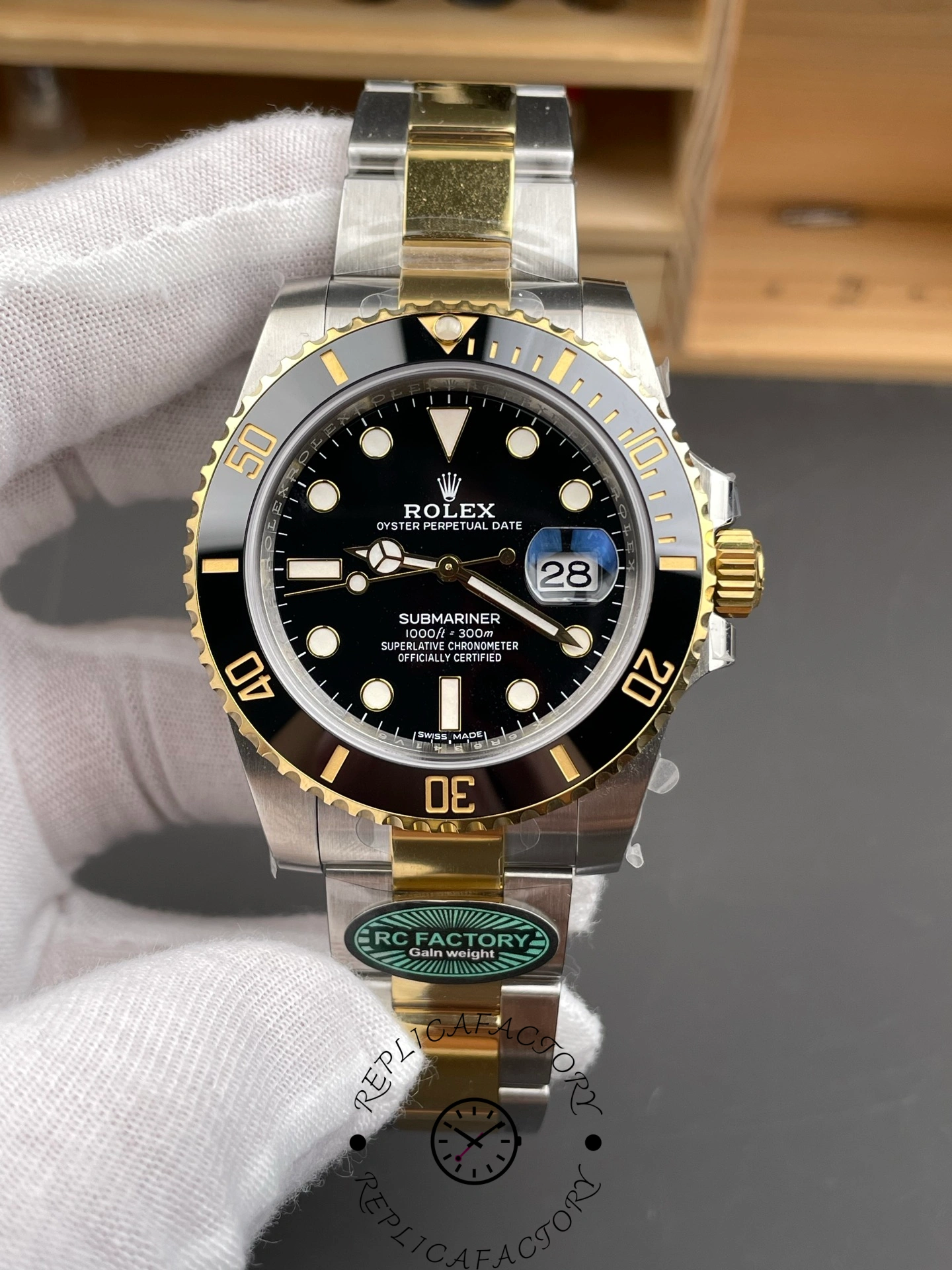 Rolex Submariner 126613LN 0002 Black Dial Black Bezel 41mm Mens Replica Watch - QualitySwissReplica