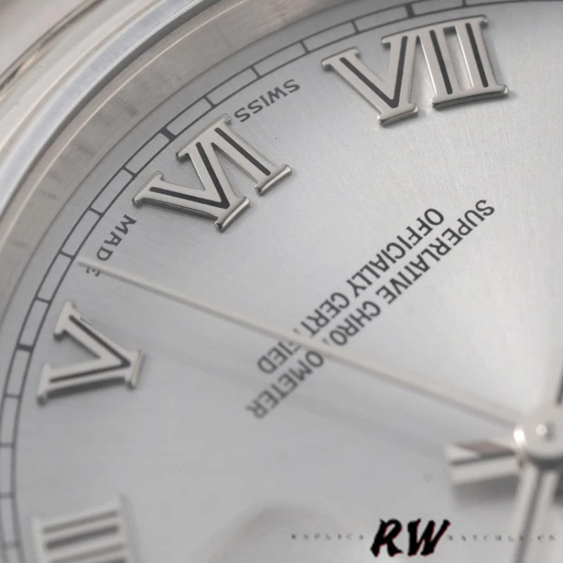 Rolex Day-Date 118209 Silver Roman Numerals Dial Automatic 36mm Unisex Replica Watch - QualitySwissReplica
