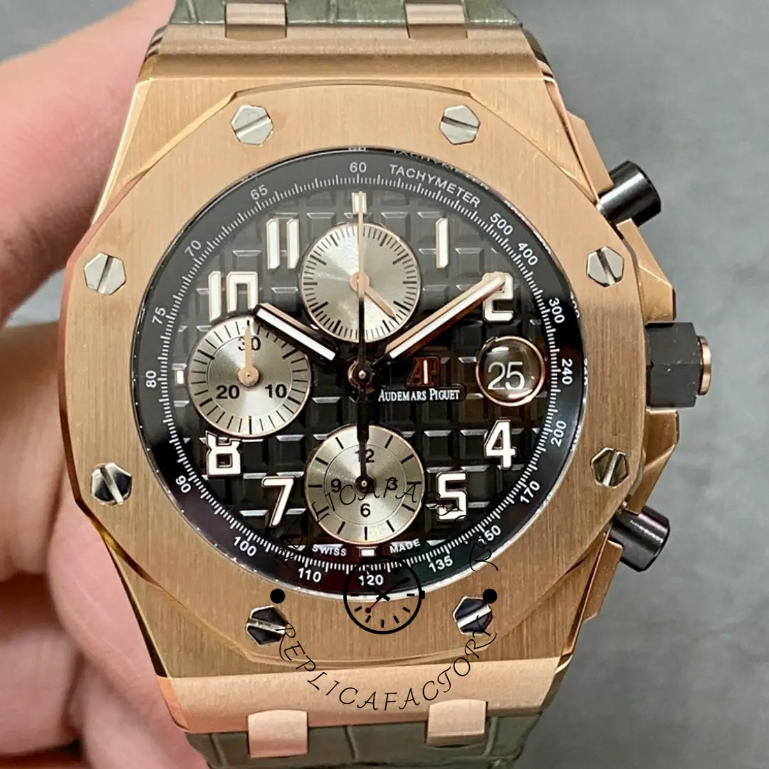 AP Offshore Chronograph 42MM 26470OR.OO.A125CR.01 Replica Grey Dial - QualitySwissReplica