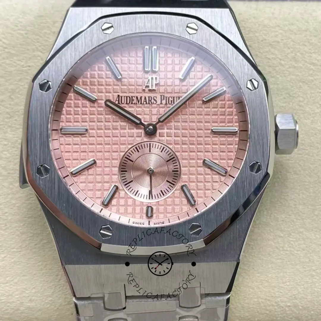 Replica AP Royal Oak Minute Repeater 42mm Pink Dial 26591TI.OO.1252TI.02 - QualitySwissReplica