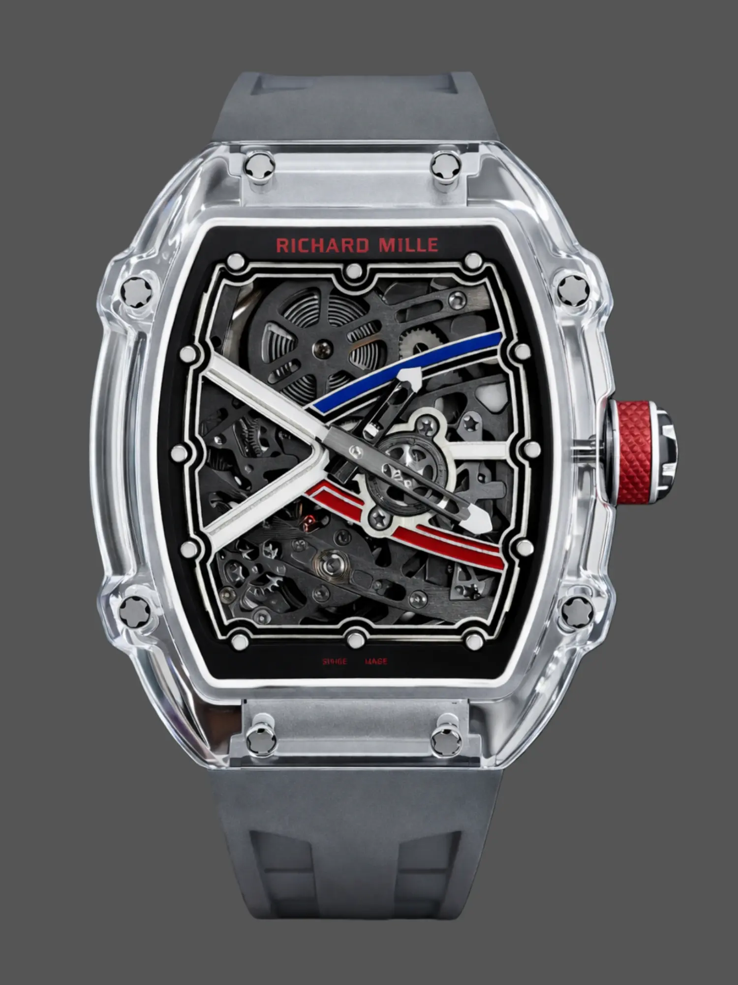 1:1 Clone Richard Mille RM67-02 Skeleton Crystal Case Watch - QualitySwissReplica