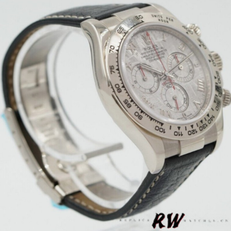 Rolex Daytona 116519 Meteorite Dial Automatic 40mm Mens Replica Watch - QualitySwissReplica