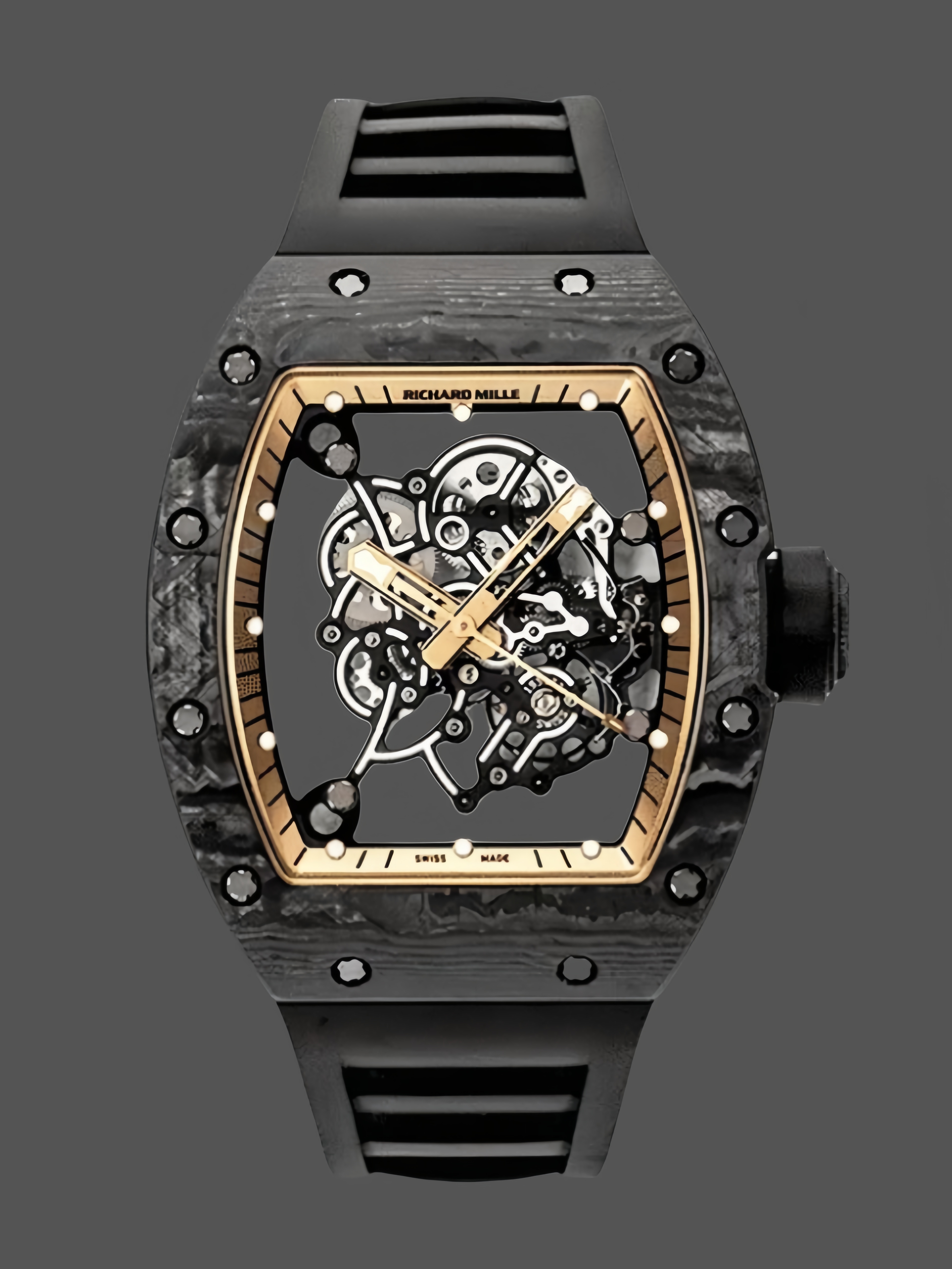 Richard Miller RM055 NTPT Carbon Fiber Black - QualitySwissReplica