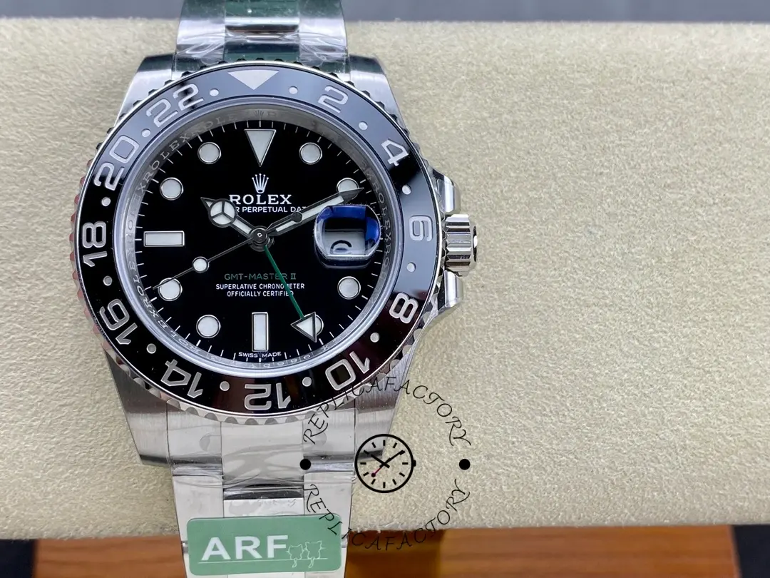 Rolex GMT-Master II 40mm Black Bezel 116710LN Men's Watch - QualitySwissReplica