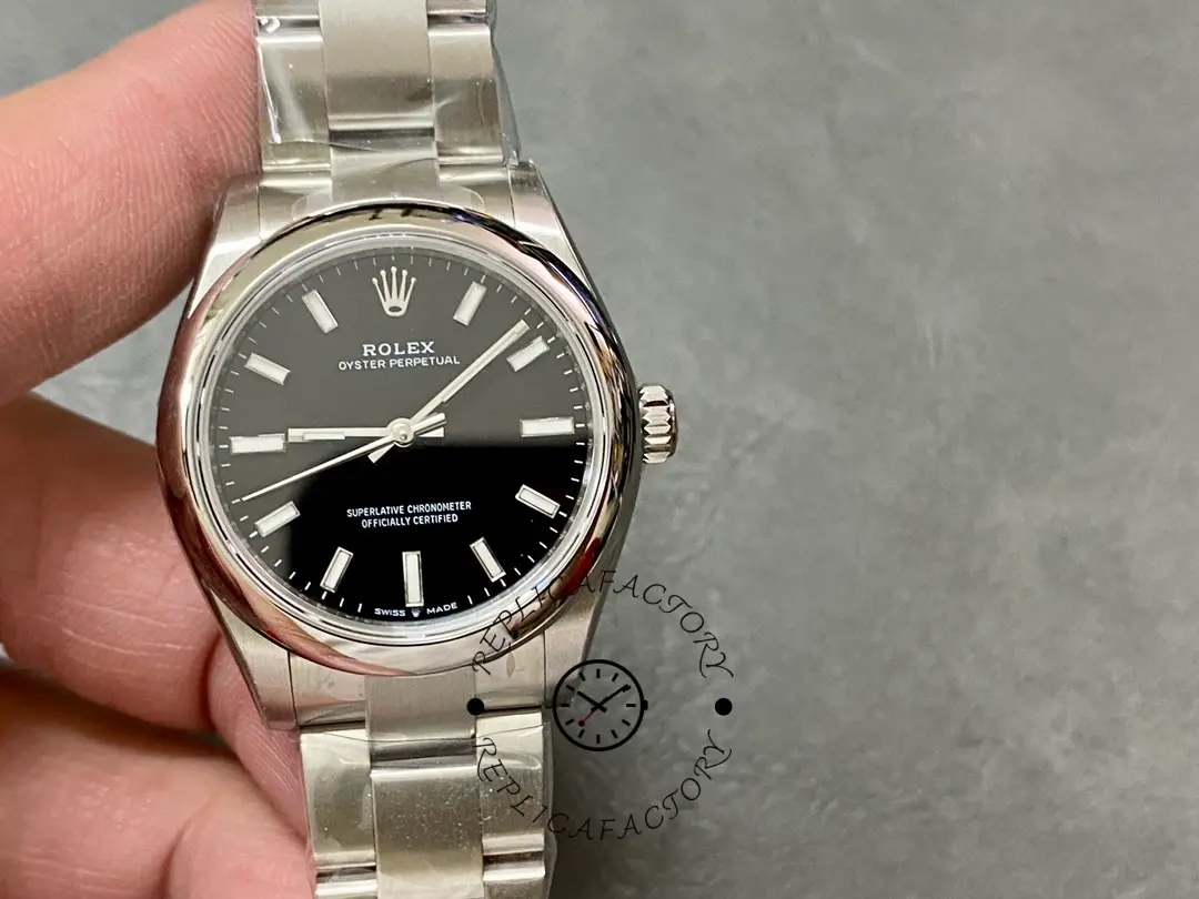 Rolex Oyster Perpetual 31 Black Dial 277200 0002 Women's Watch - QualitySwissReplica