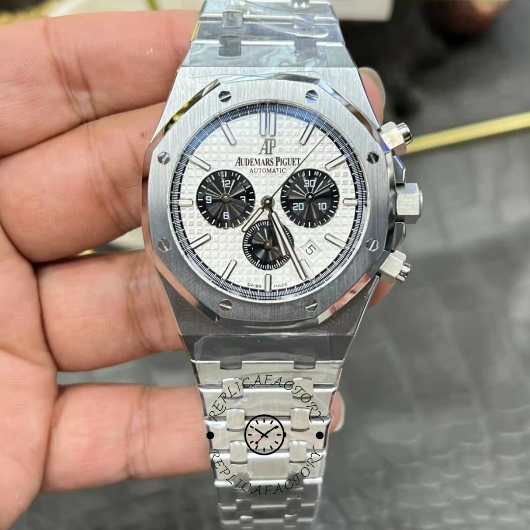 AP Royal Oak Replica Chronograph 41 26331ST.OO.1220ST.03 Stainless Steel Watch - QualitySwissReplica