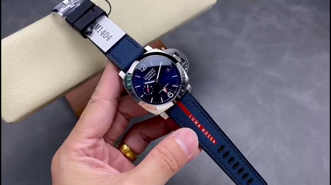 Panerai PAM01404 Luminor 1950 BiTempo Luna Rossa 1:1 Clone 40mm Blue Dial - QualitySwissReplica