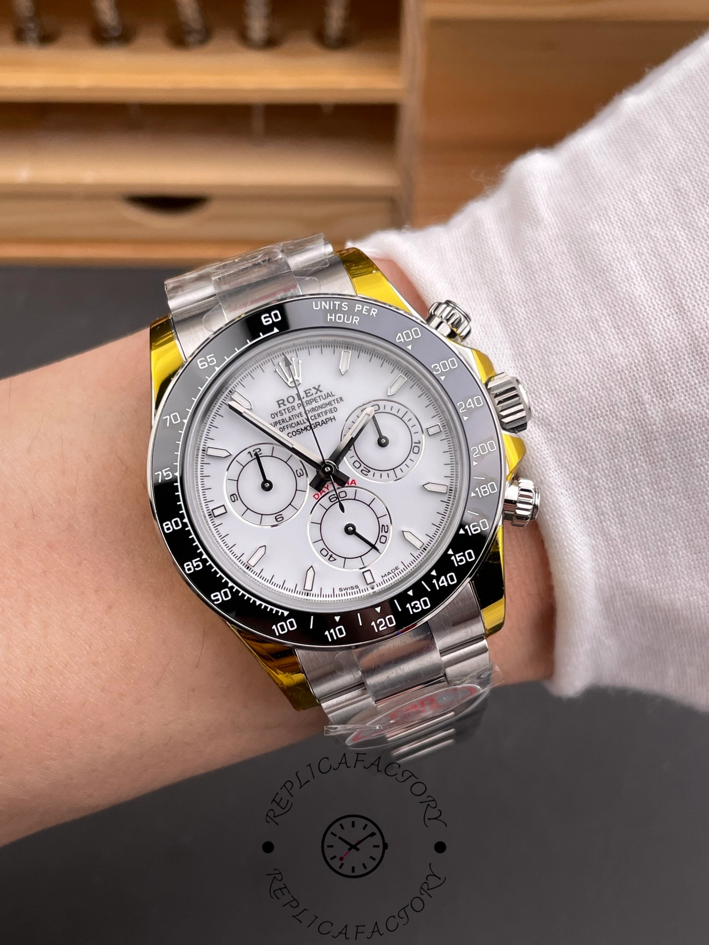 1:1 Rolex Daytona 126502 Platinum Rolesium White Grand Feu Enamel Dial 2026 - QualitySwissReplica