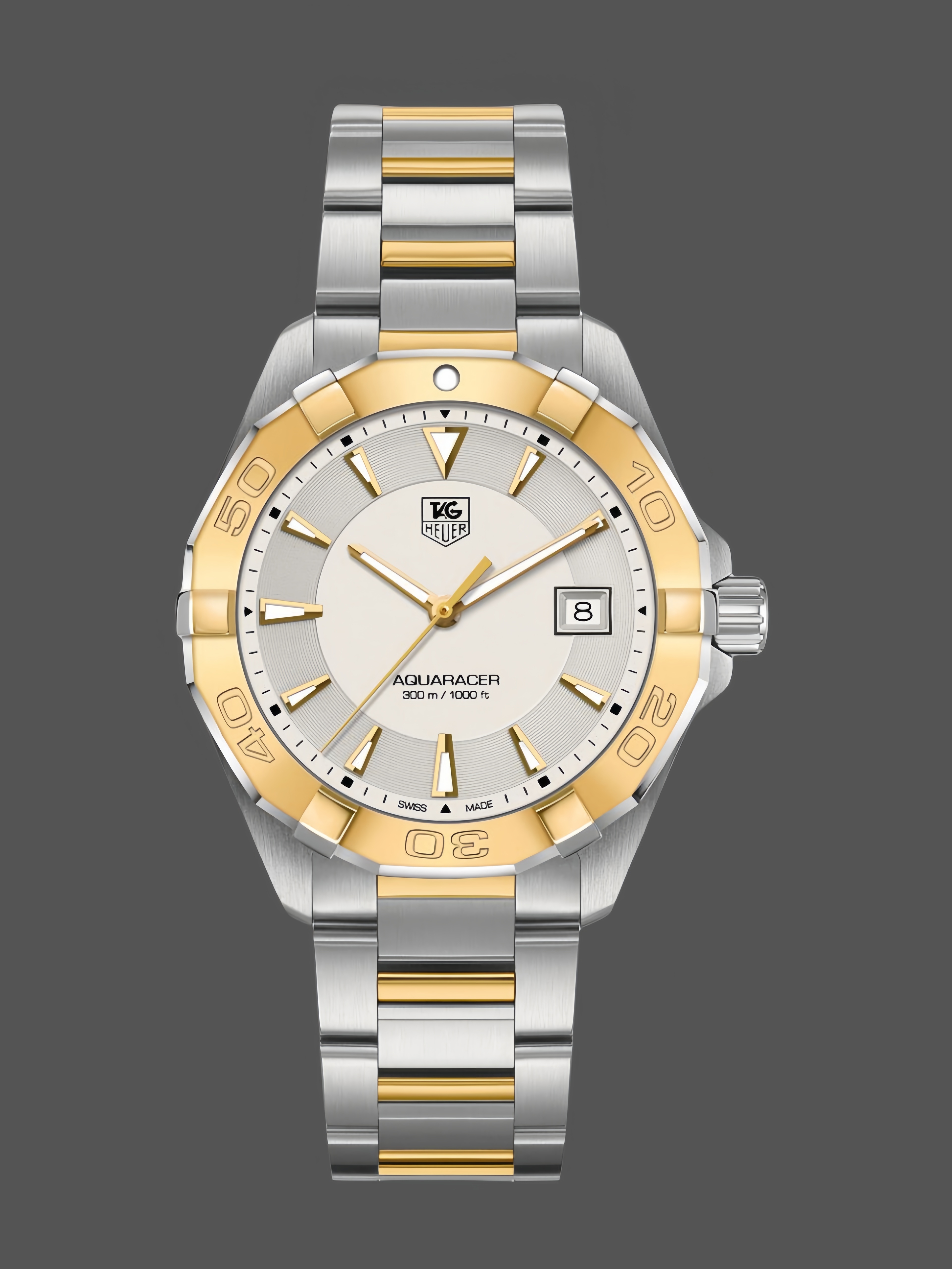 Tag Heuer Aquaracer 18kt Yellow Gold Stainless Steel WAY1151.BD0912 Watch - QualitySwissReplica