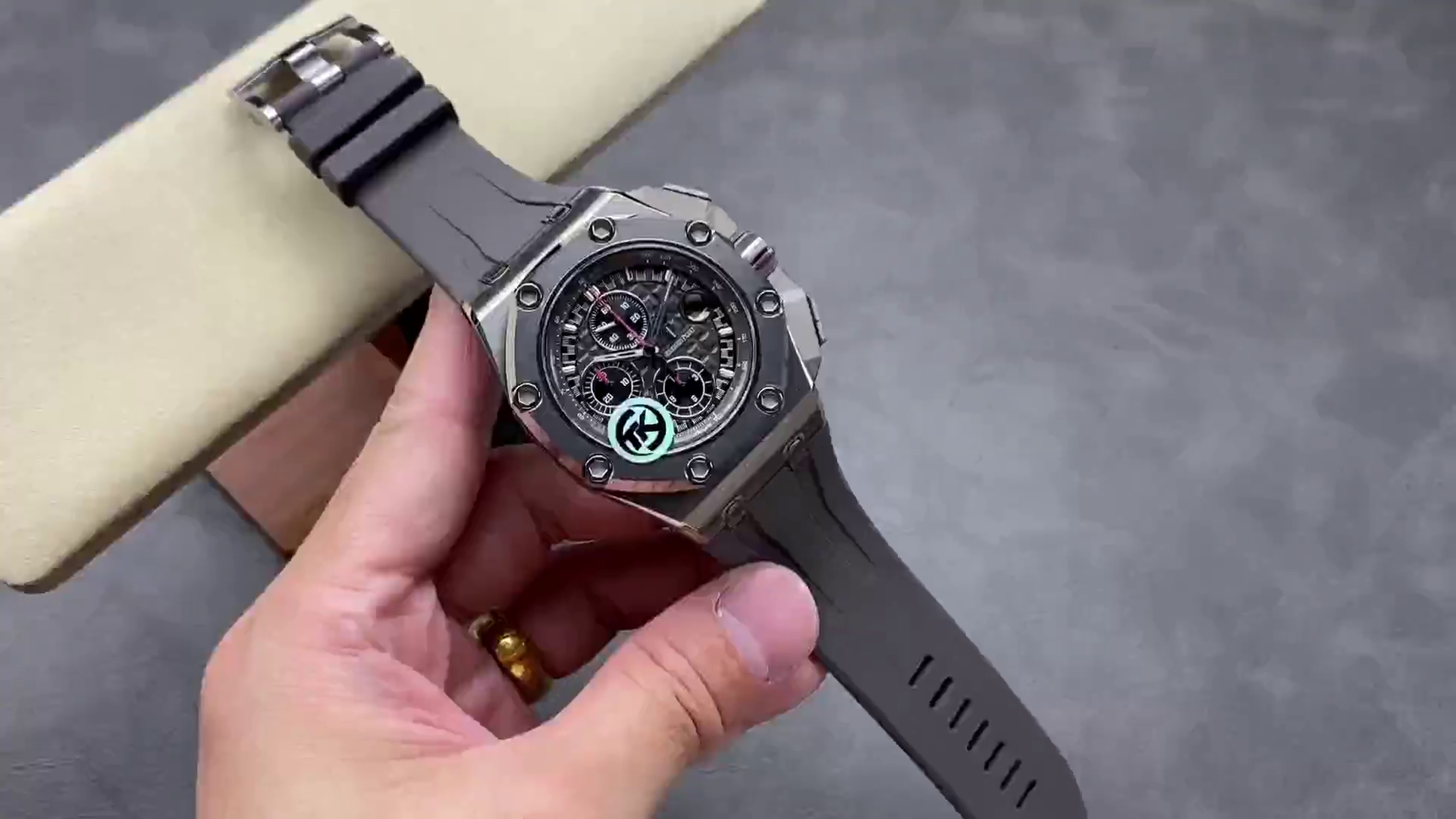 AP Royal Oak Offshore 1:1 Clone Michael Schumacher L.E. Titanium 26568IM.OO.A004CA.01 - QualitySwissReplica