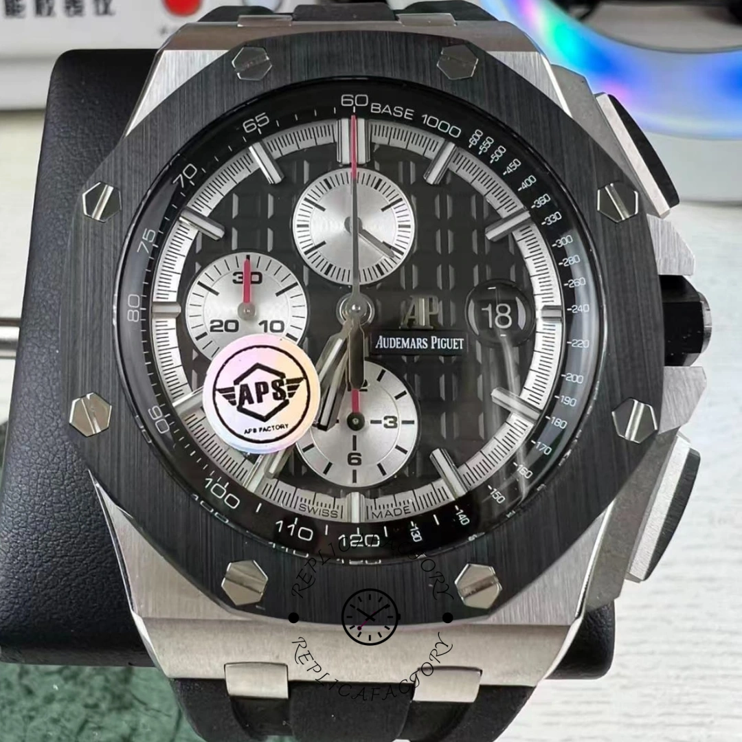 AP Royal Oak Offshore Chronograph 26400IO.OO.A004CA.01 1:1 Clone Titanium - QualitySwissReplica