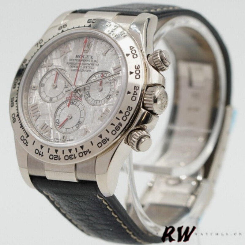 Rolex Daytona 116519 Meteorite Dial Automatic 40mm Mens Replica Watch - QualitySwissReplica