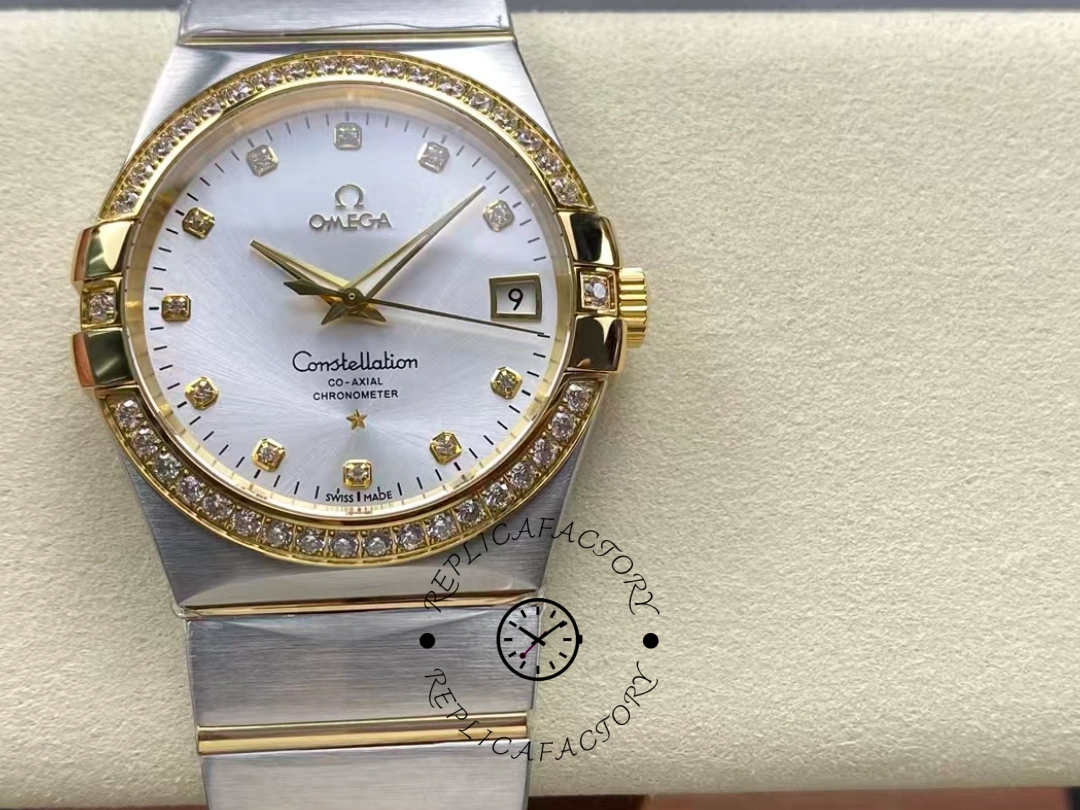 Omega Constellation Replica 38mm 123.25.38.21.52.002 Automatic Chronometer Movement - QualitySwissReplica