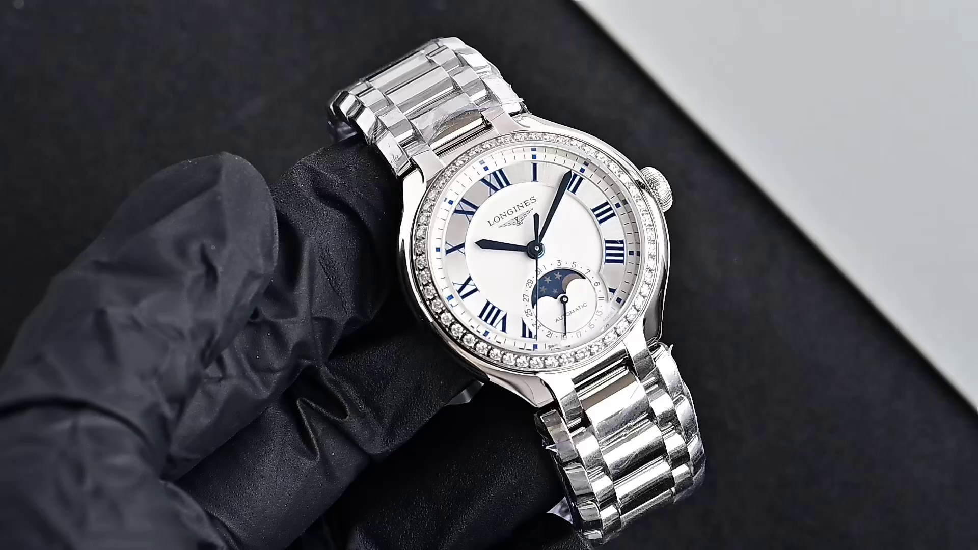 Longines PrimaLuna L8.126.0.71.6 Replica 34MM Watch Stainless Steel Ivory - QualitySwissReplica