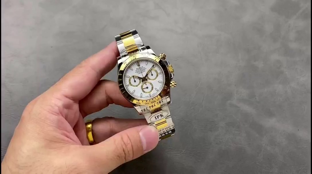 Rolex Two Tone Daytona 126503 White Dial Replica Watch - QualitySwissReplica