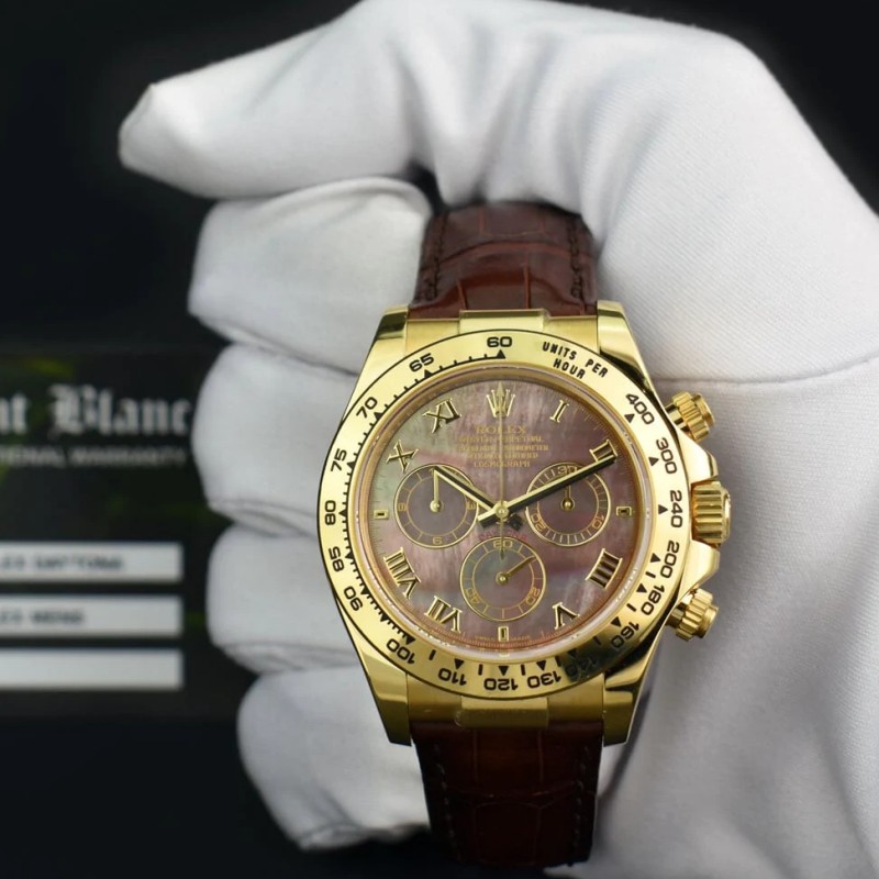 Rolex Daytona 116518 Mother of Pearl Dial 40mm Mens Replica Watch - QualitySwissReplica