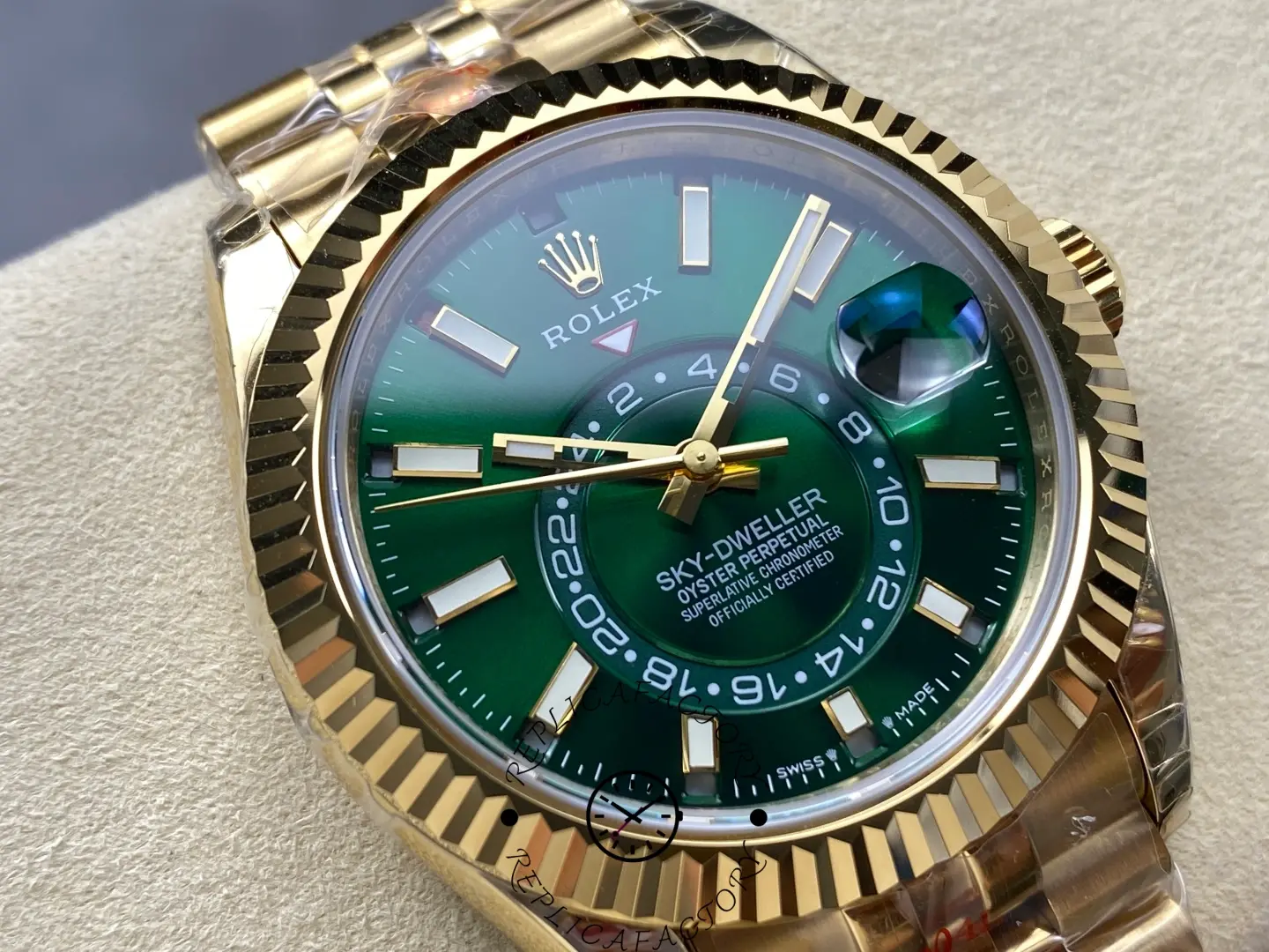 2025 Rolex Sky-Dweller m336938-0008 1:1 Clone Green Dial - QualitySwissReplica