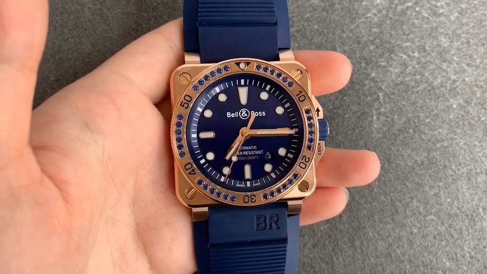 Bell Ross BR 03 92-D-BL-ST/SRB Blue - QualitySwissReplica