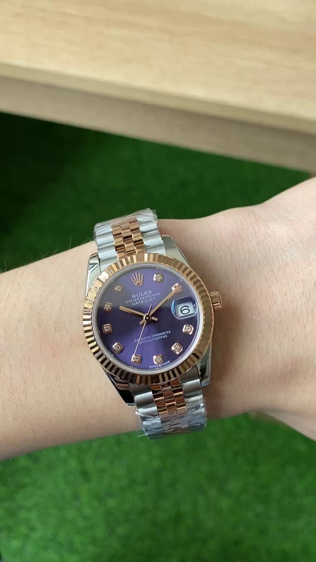 Rolex Datejust 28 Oystersteel and Rose Gold m279171 0015 Lady Watch - QualitySwissReplica