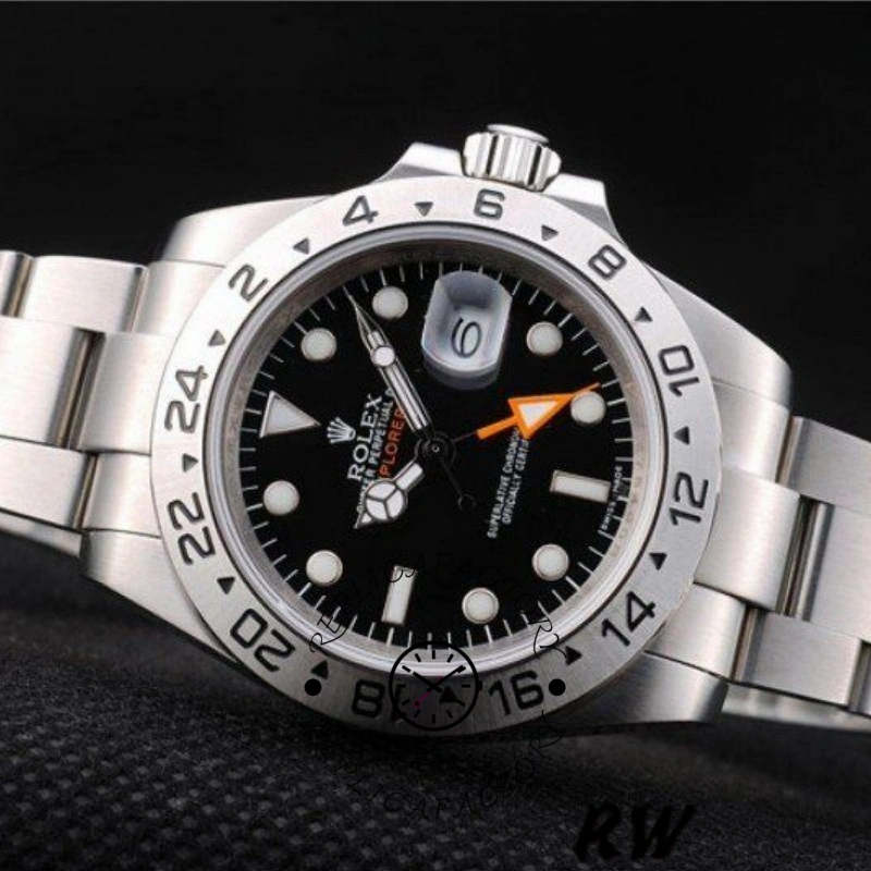 Rolex Explorer REP016820 Stainless Steel Black Dial 40MM Mens Replica Watch - QualitySwissReplica