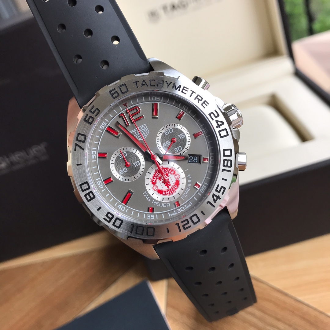 TAG Heuer Formula 1 Manchester United Special Edition CAZ101M.FT8024 Quartz 43mm - QualitySwissReplica