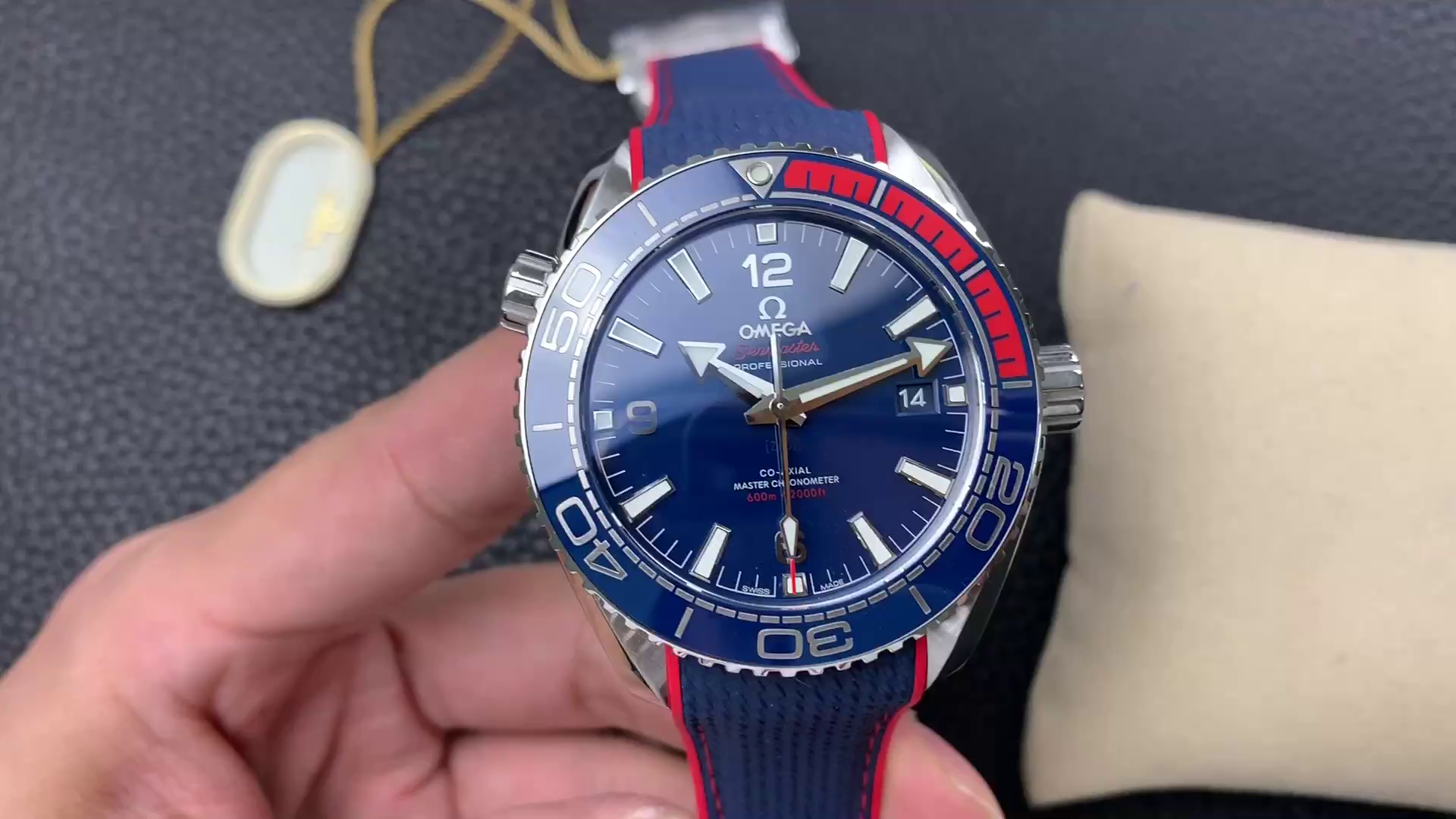 Omega Seamaster Planet Ocean 522.32.44.21.03.001 43.5mm 1:1 Clone Olympic Men's Watch - QualitySwissReplica