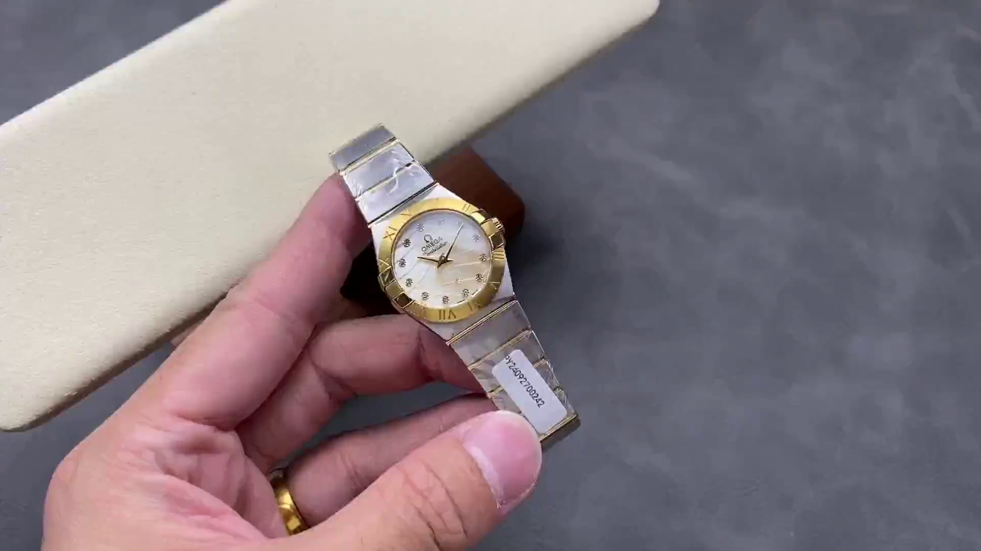 Omega Constellation Brushed Quartz 123.20.27.60.55.005 27mm Replica Watch - QualitySwissReplica