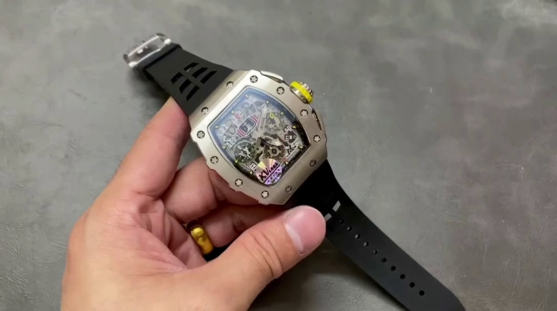 Richard Mille RM 11-03 Automatic Flyback Chronograph Silver Watch - QualitySwissReplica