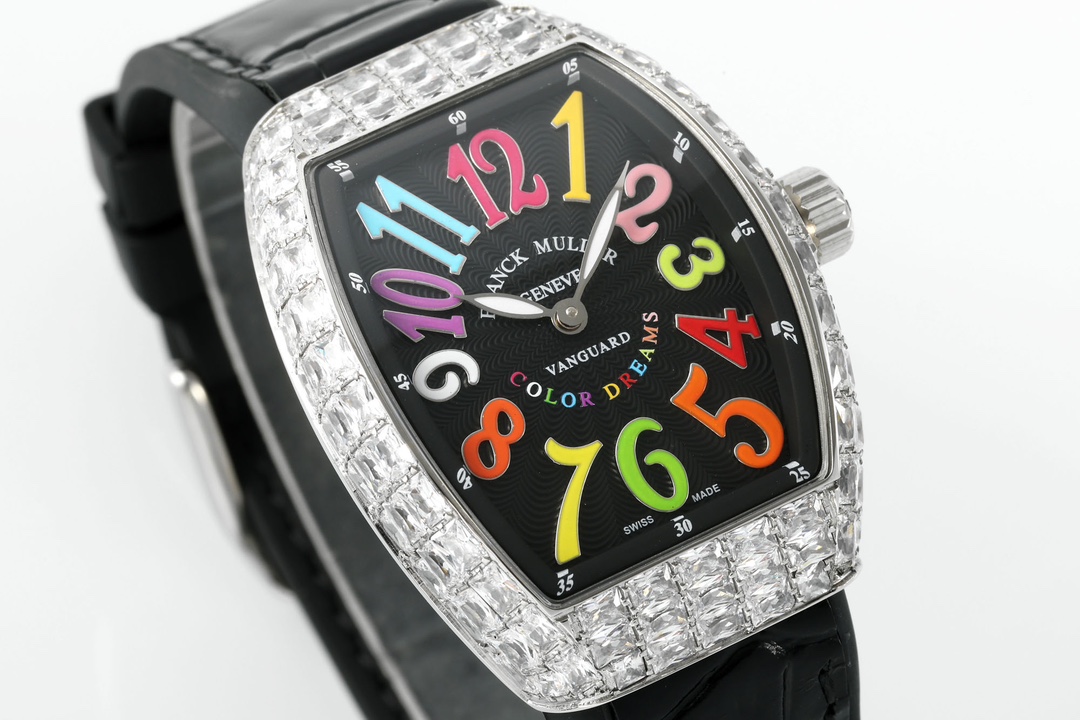 Franck Muller Style No: 9880 SC DT COL DRM D7 AC Black Replica - QualitySwissReplica