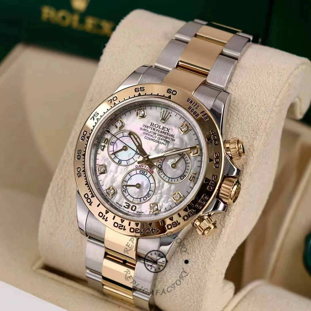 Rolex Cosmograph Daytona 116503 White Mother Of Pearl Dial 40MM Mens Replica Watch - QualitySwissReplica