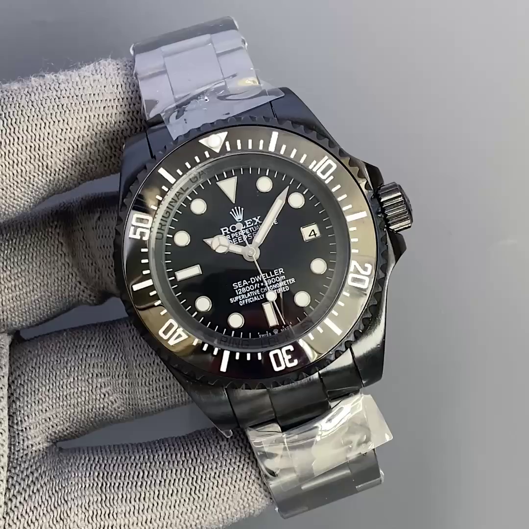 Rolex Sea Dweller Deepsea 126660 PVD/DLC 43MM Replica - QualitySwissReplica