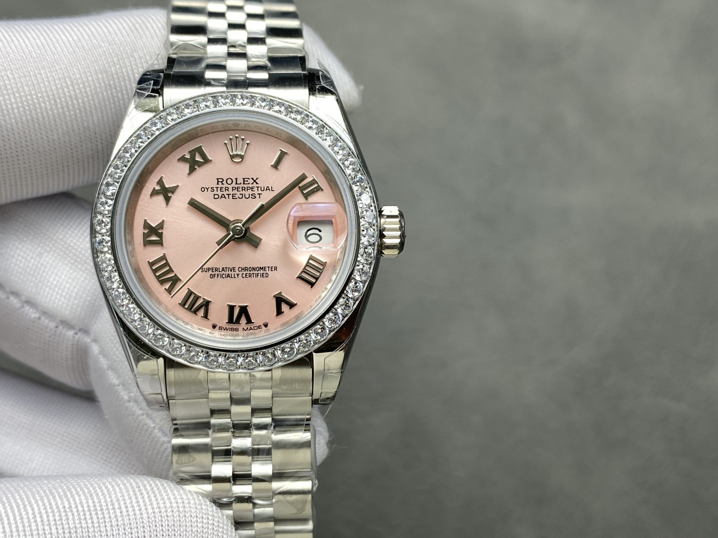 Rolex Datejust 28 Pink Roman Jubilee 279384RBR 0005 Women's Watch - QualitySwissReplica