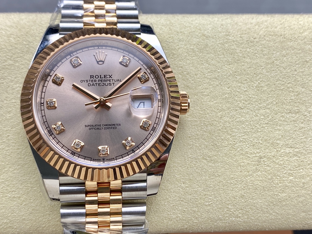 Rolex Datejust m126331 0008 Sundust Diamond Jubilee 41mm - QualitySwissReplica