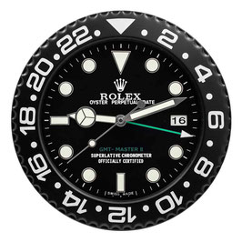 Rolex GMT Master Black Wall Clock - QualitySwissReplica