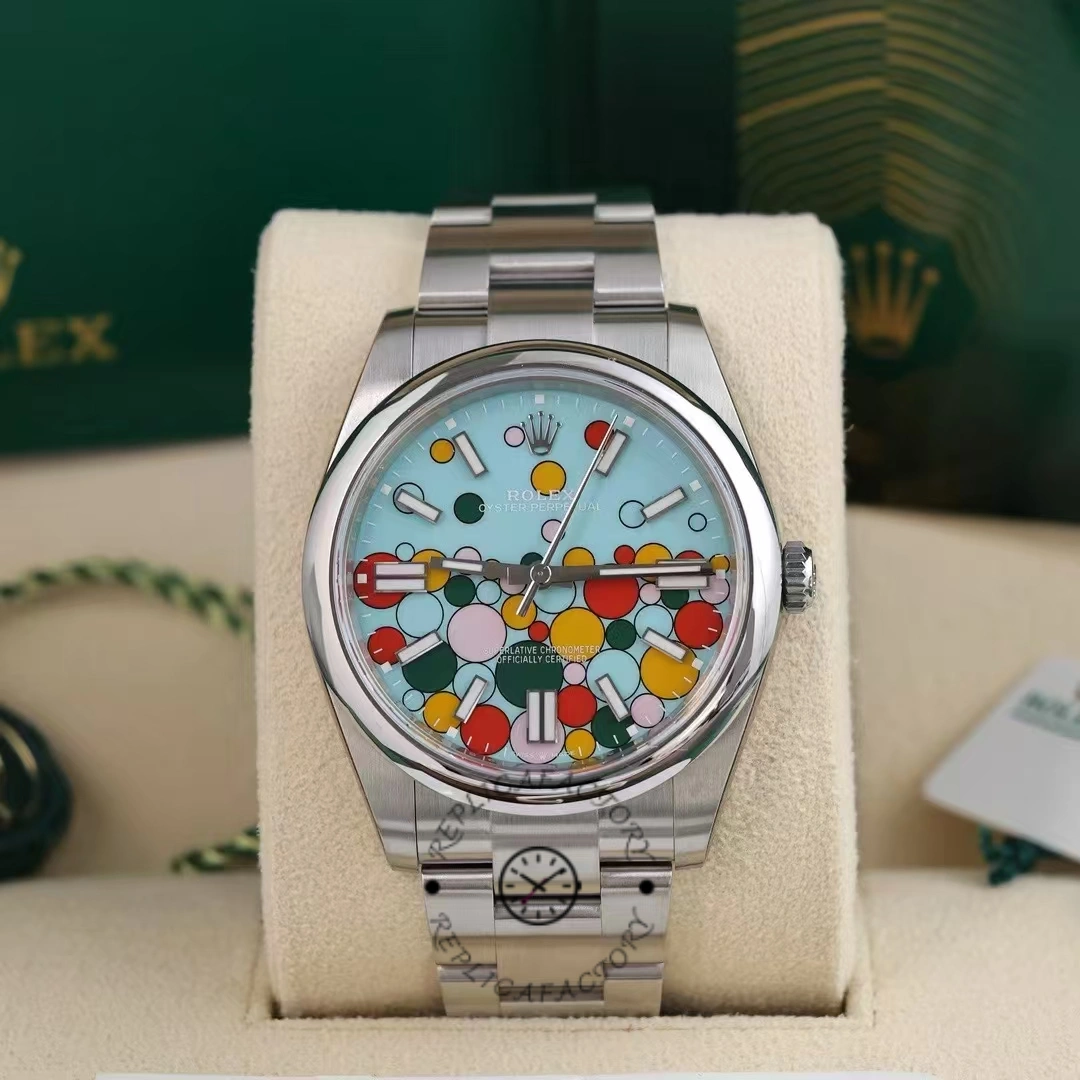Rolex Oyster Perpetual 41mm Blue Dial Stainless Steel m124300-0008 - QualitySwissReplica