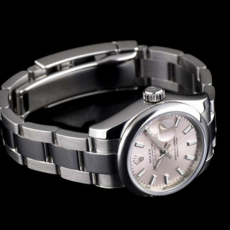 Rolex Datejust 179160 Domed Bezel Pink Index Dial 26MM Lady Replica Watch - QualitySwissReplica