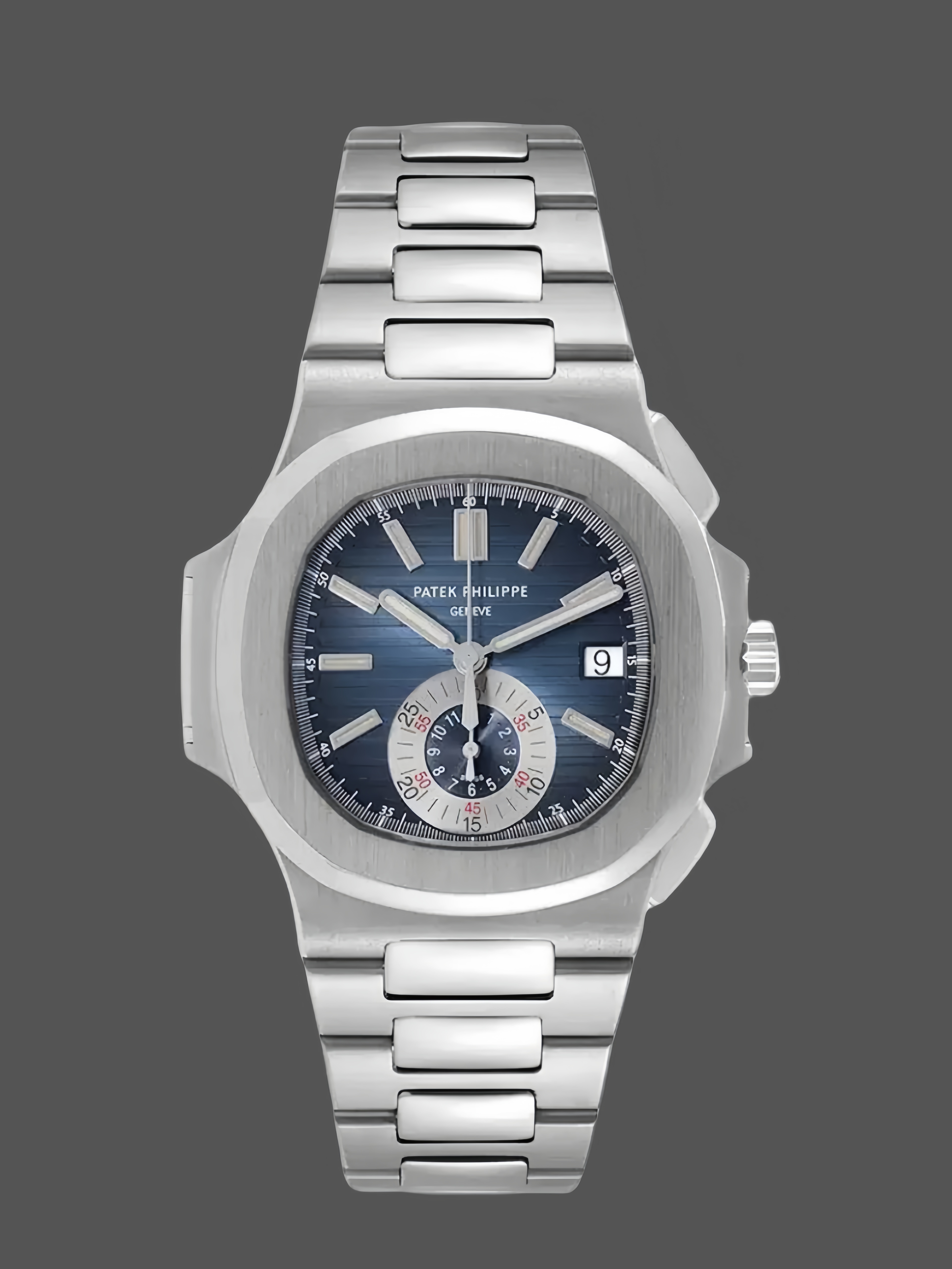 Patek Philippe Nautilus Chronograph Stainless Steel Blue Dial 5980 1A 001 - QualitySwissReplica