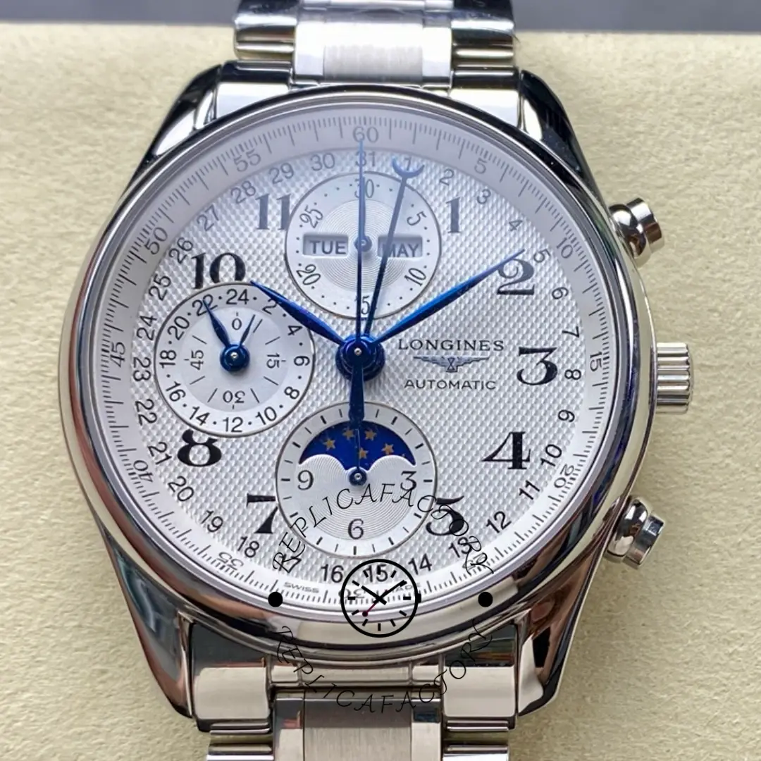 Longines Replica Master Collection L2.673.4.78.6 Complete Calendar Chronograph 40 - QualitySwissReplica