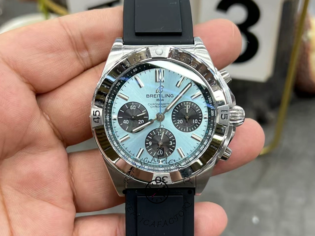 Breitling Chronomat B01 42 Ice Blue PB0134101C1S1 Replica - QualitySwissReplica