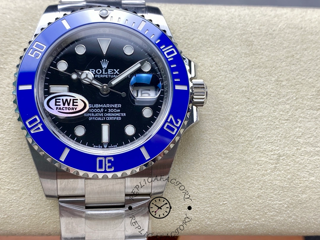 Rolex Submariner 126619LB 0003 Blue Bezel Black Dial 41mm Mens Replica Watch - QualitySwissReplica