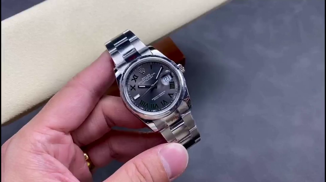 Rolex Datejust 36 Wimbledon Dial Midsize M126234 0046 Luxury Unisex Watch - QualitySwissReplica