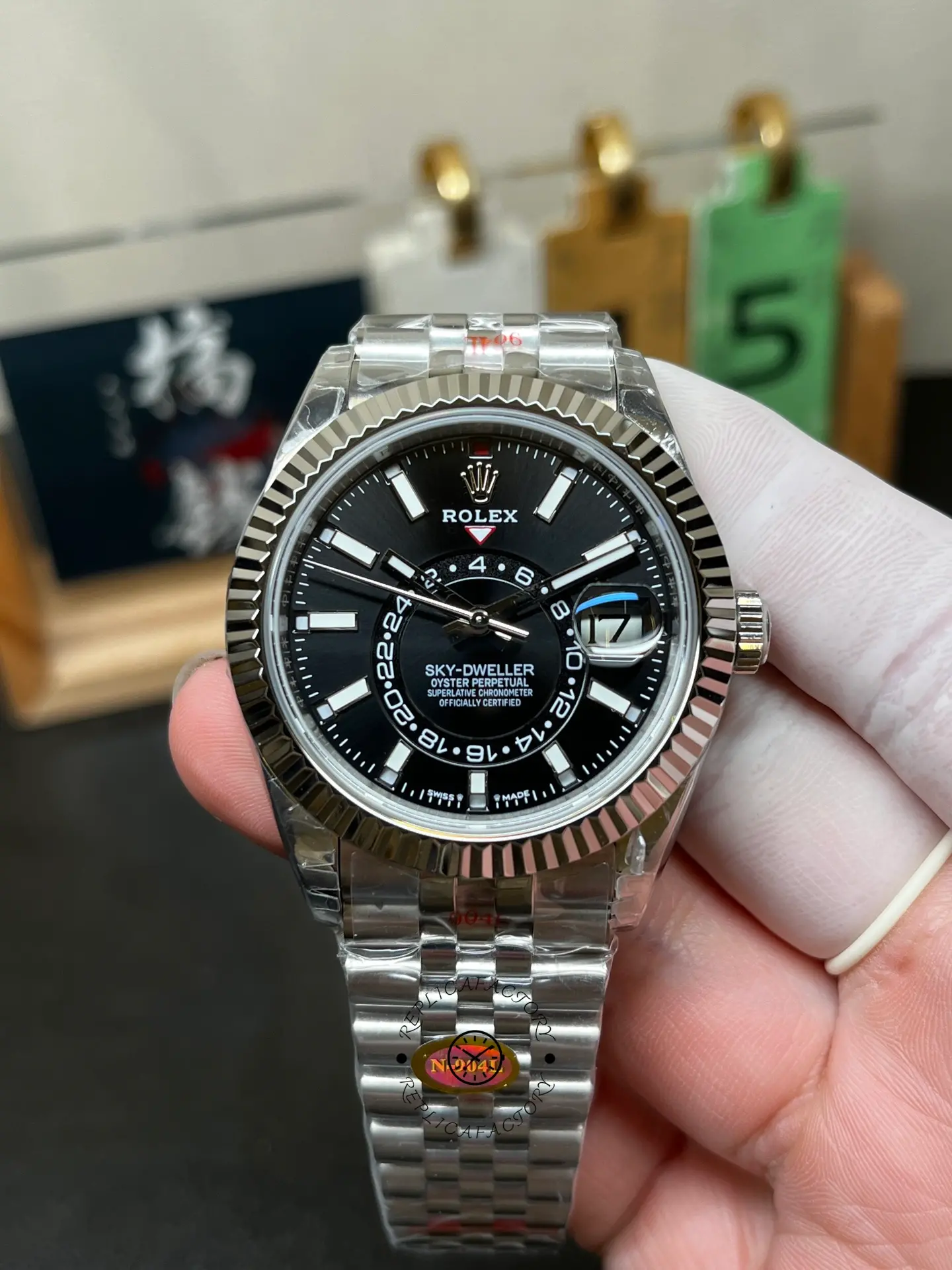 Rolex Sky Dweller Black Dial Jubilee m336934 0008 Automatic 42MM - QualitySwissReplica